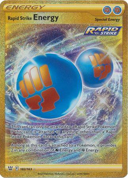 Rapid Strike Energy - 182/163 - Secret Rare - Battle Styles-Cherry Collectables