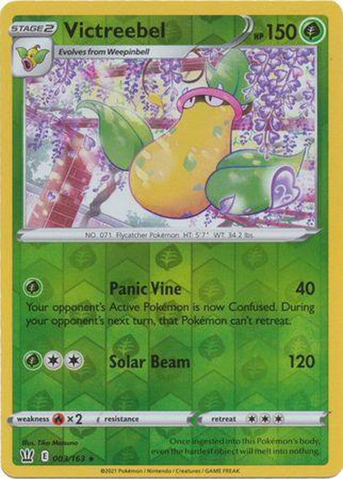 Victreebel - 3/163 - Reverse Holo Battle Styles-Cherry Collectables