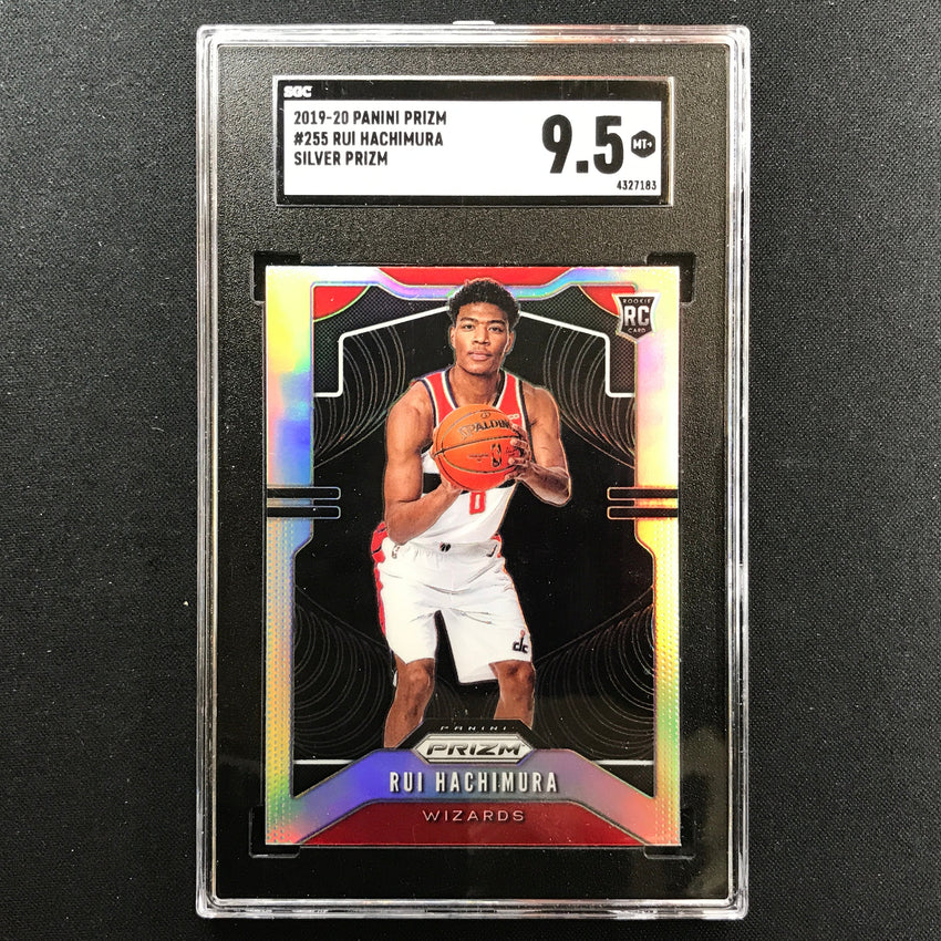2019-20 Prizm Rui Hachimura Rookie Silver Prizm No 255 SGC 9.5 183