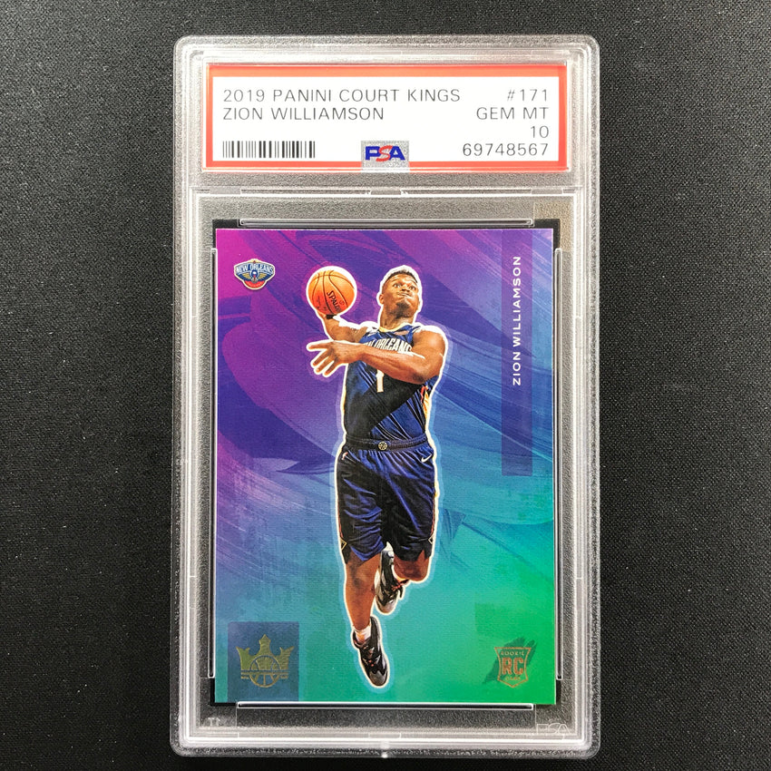 2019-20 Court Kings Zion Williamson Rookie Iv Ssp No 171 PSA 10 567