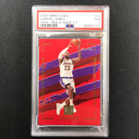 2020-21 Impeccable Lebron James Asia Red And Gold 1/1 PSA 7 104