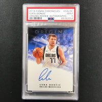 2018-19 Chronicles Luka Doncic Origins Rookie Auto 34/99 PSA 9 054 Pop 5