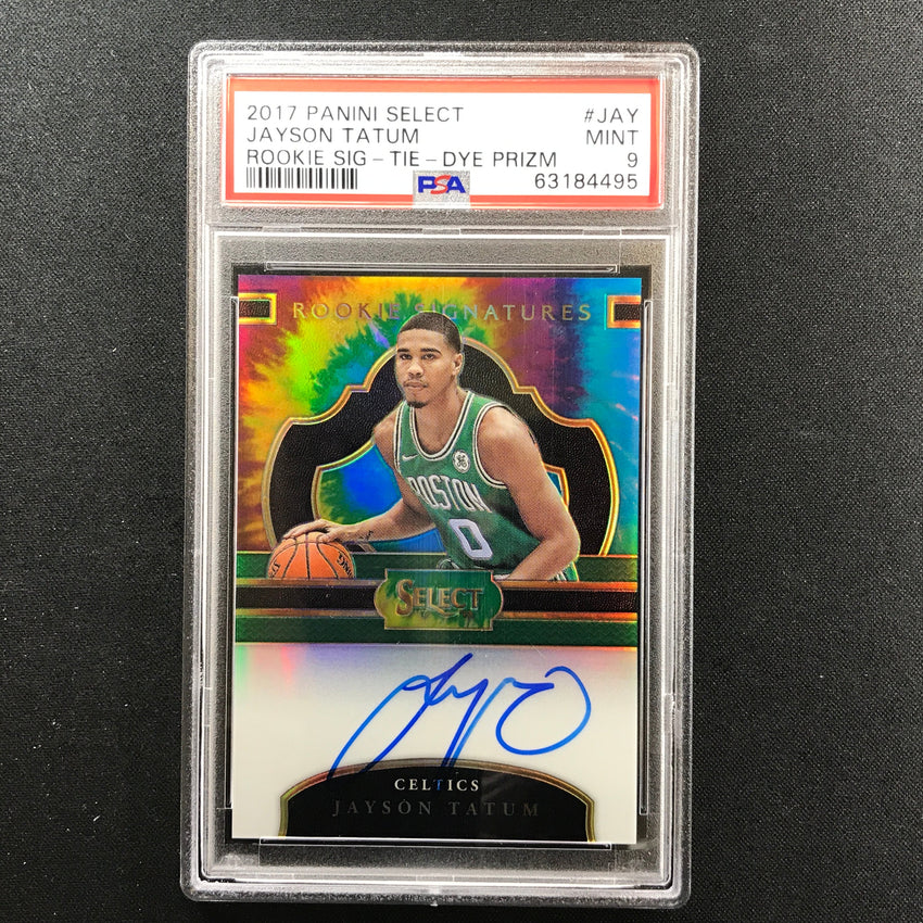 panini SELECT PRIZM JAYSON TATUM PSA 9 2021 Panini Select Jayson
