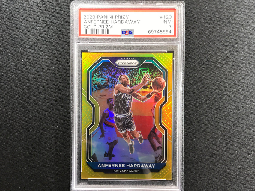 2020-21 Prizm Anfernee Hardaway Gold Prizm 10/10 PSA 7 594