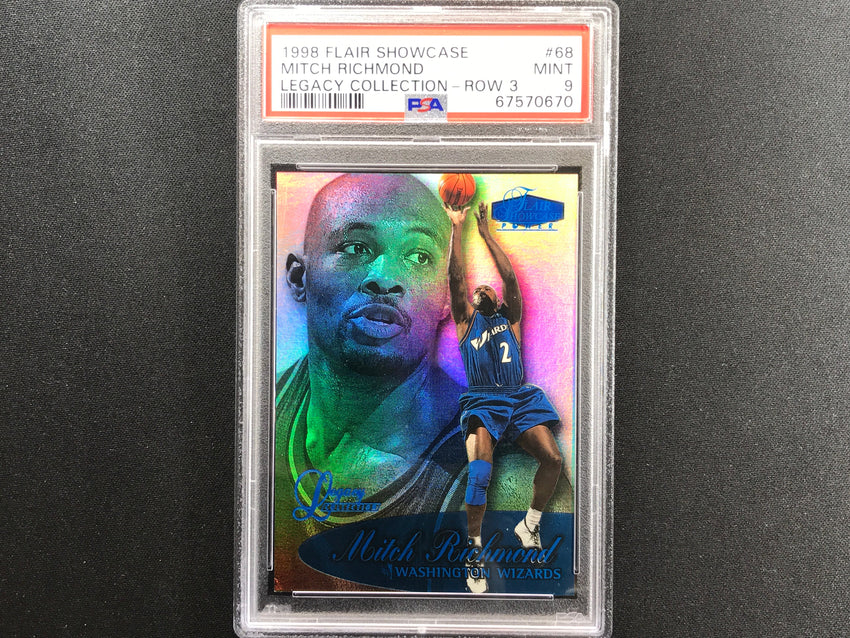 1998-99 Flair Showcase Mitch Richmond Legacy Collection Row 3 35/99 PSA 9 670