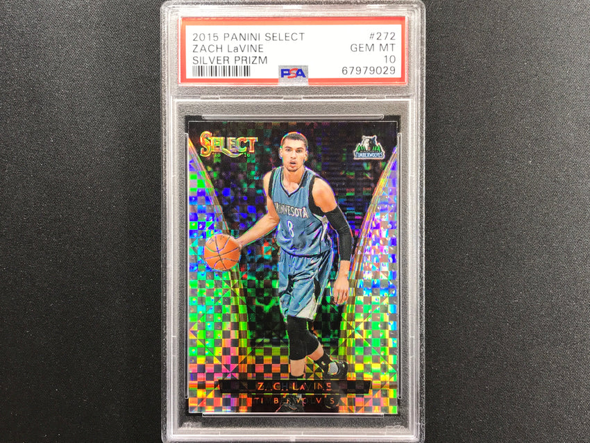 2015-16 Select Zach Lavine Courtside Silver Prizm No 272 PSA 10 029