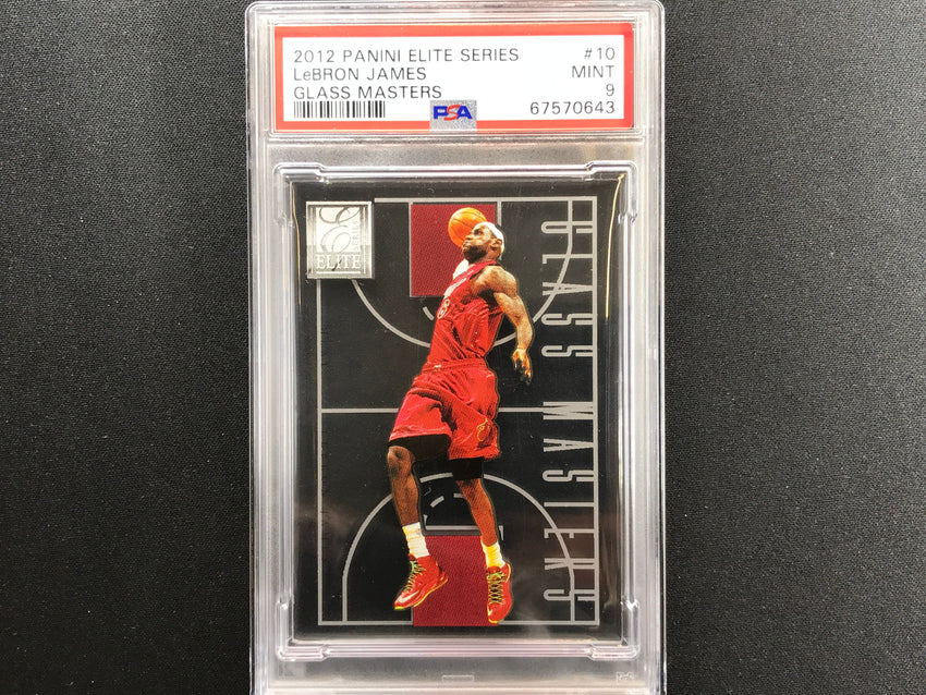 2012-13 Elite Series Lebron James Glass Masters Acetate Ssp No 10 PSA 9 643