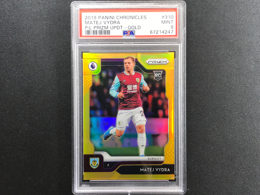 2019-20 Chronicles Epl Matej Vydra Prizm Update Rookie Gold 10/10 PSA 9 247
