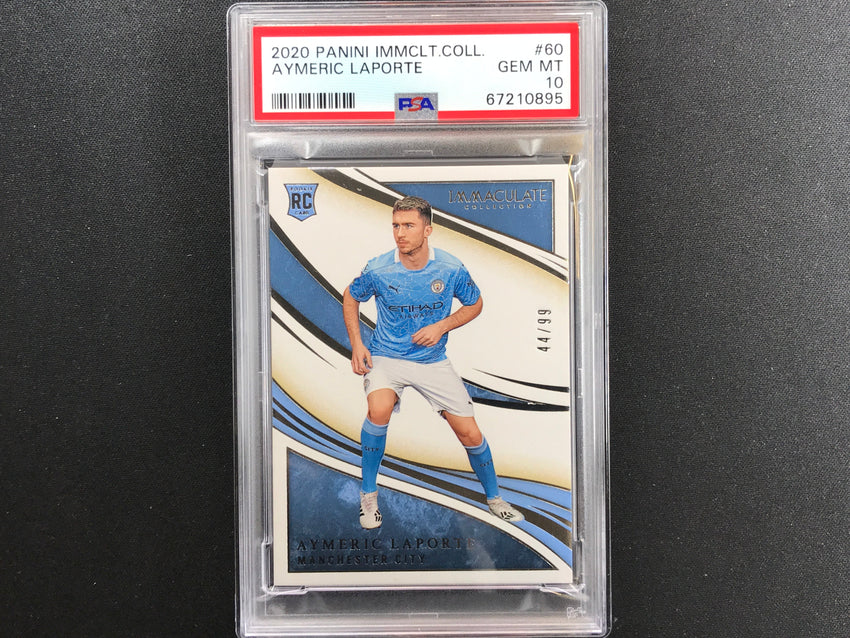 2020-21 Immaculate Aymeric Laporte Rookie Base 44/99 PSA 10 895