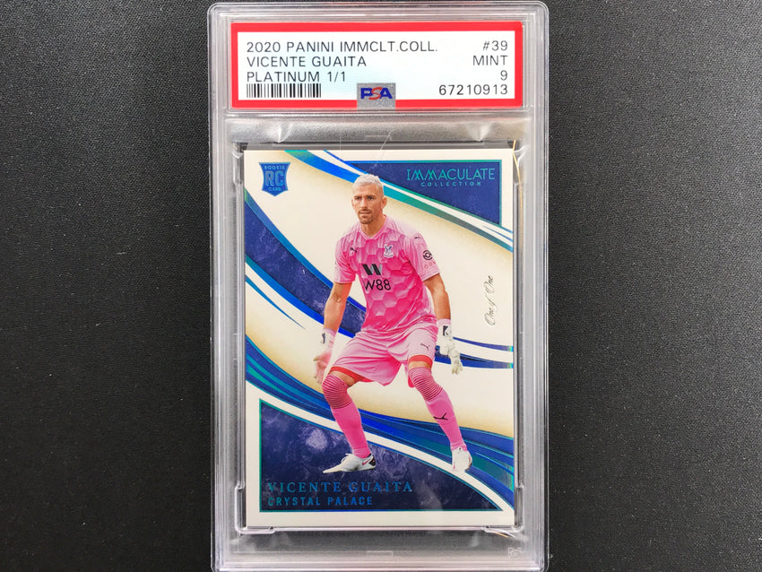 2020-21 Immaculate Vicente Guaita Rookie Platinum 1/1 PSA 9 913