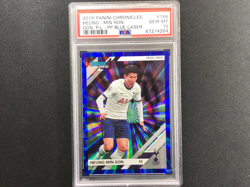 2019-20 Chronicles Epl Heung-min Son Donruss Blue Laser 45/75 PSA 10 264