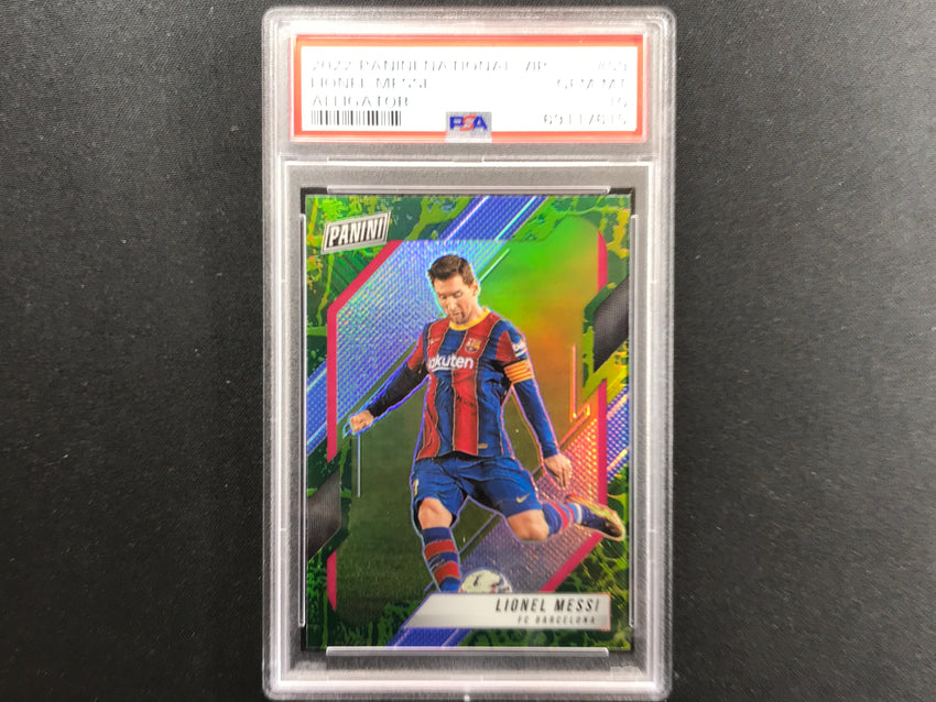 2021-22 National Vip Lionel Messi Alligator Ssp No 59 Psa 10 615
