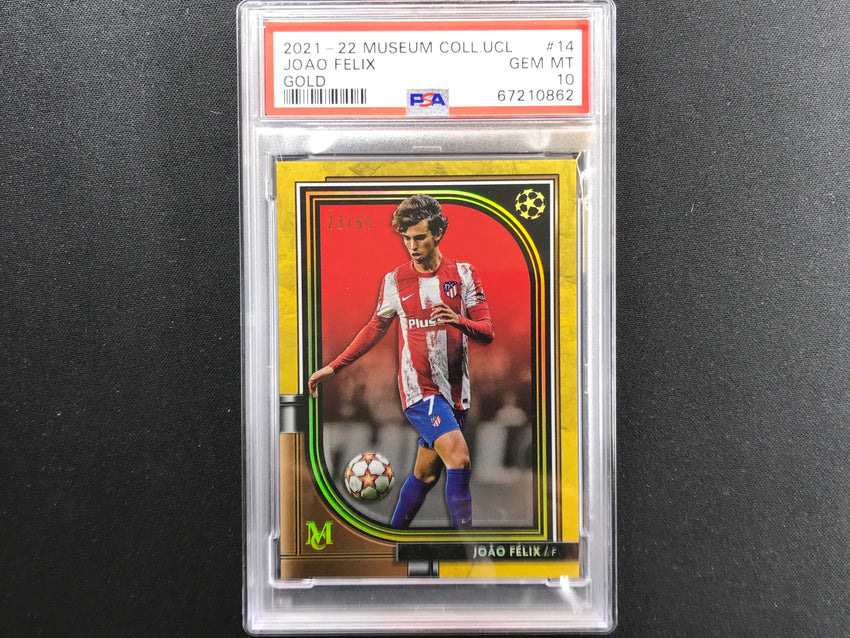 2021-22 Museum Collection Uefa Ucl Joao Felix Gold 23/50 PSA 10 862