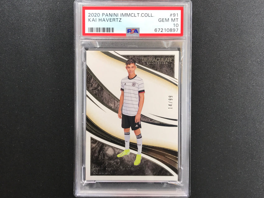 2020-21 Immaculate Kai Havertz Base 14/99 PSA 10 087 Pop 1