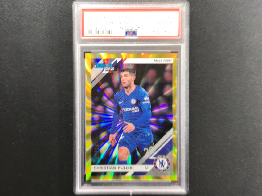 2019-20 Chronicles Epl Christian Pulisic Donruss Gold Laser 20/25 PSA 10 271