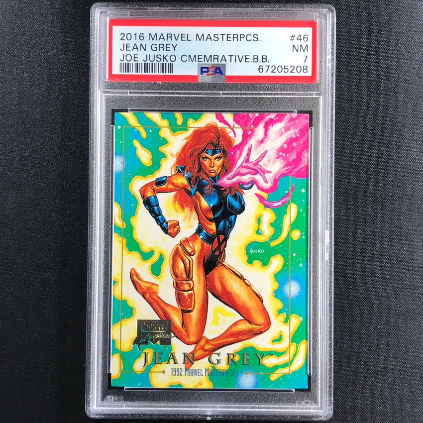 2016 Marvel Masterpieces Jean Grey 1992 Buyback Joe Jusko No 46 PSA 7 208