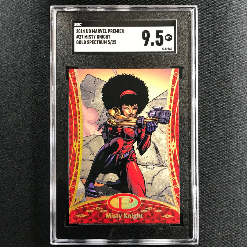 2014 Marvel Premier Misty Knight Gold Spectrum 5/25 SGC 9.5