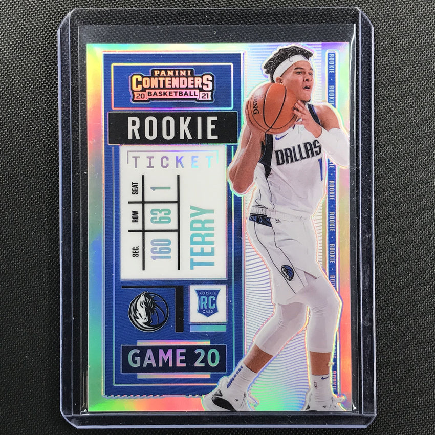 2020-21 Contenders TYRELL TERRY Rookie Ticket Photo Variation Prizm #126