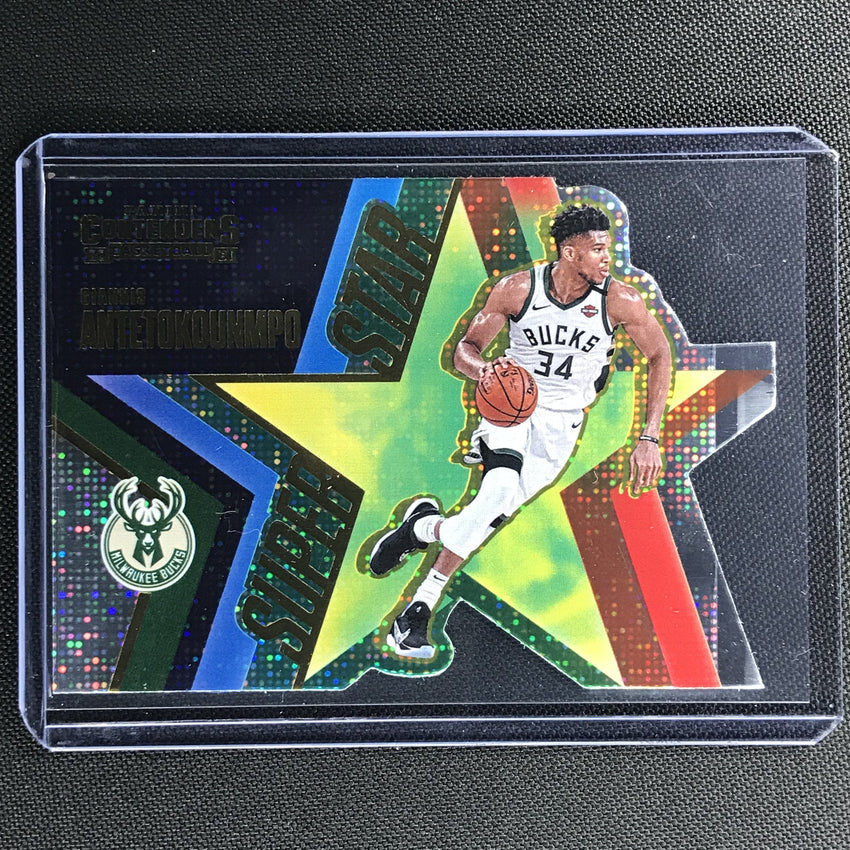 2020-21 Contenders Giannis Antetokounmpo Superstar Die Cut No 9 B