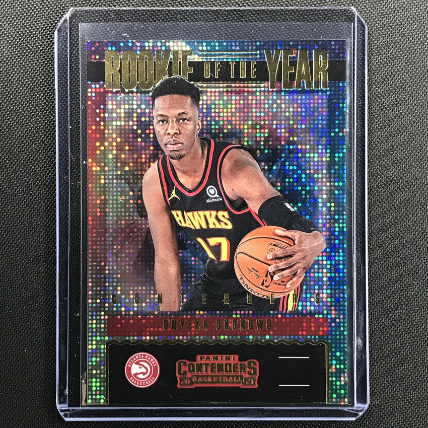 2020-21 Contenders ONYEKA OKONGWU Rookie of the Year Contender #9