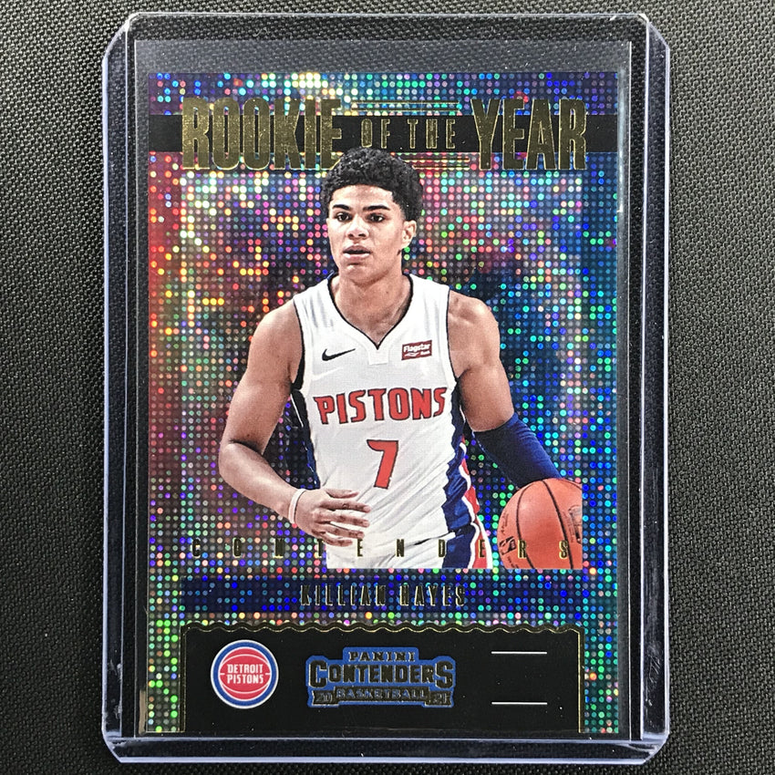 2020-21 Contenders KILLIAN HAYES Rookie of the Year Contender #2