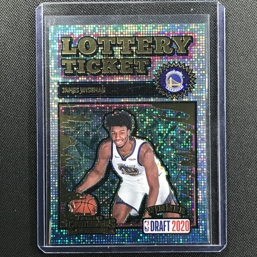 2020-21 Contenders James Wiseman Rookie Lottery Ticket Game Night No 10