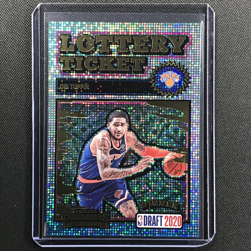 2020-21 Contenders OBI TOPPIN Rookie Lottery Ticket Game Night #9
