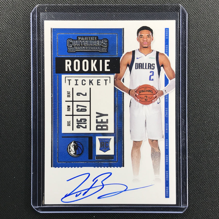 2020-21 Contenders TYLER BEY Rookie Ticket Variation Auto #138