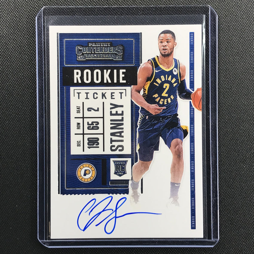 2020-21 Contenders CASSIUS STANLEY Rookie Ticket Variation Auto #132