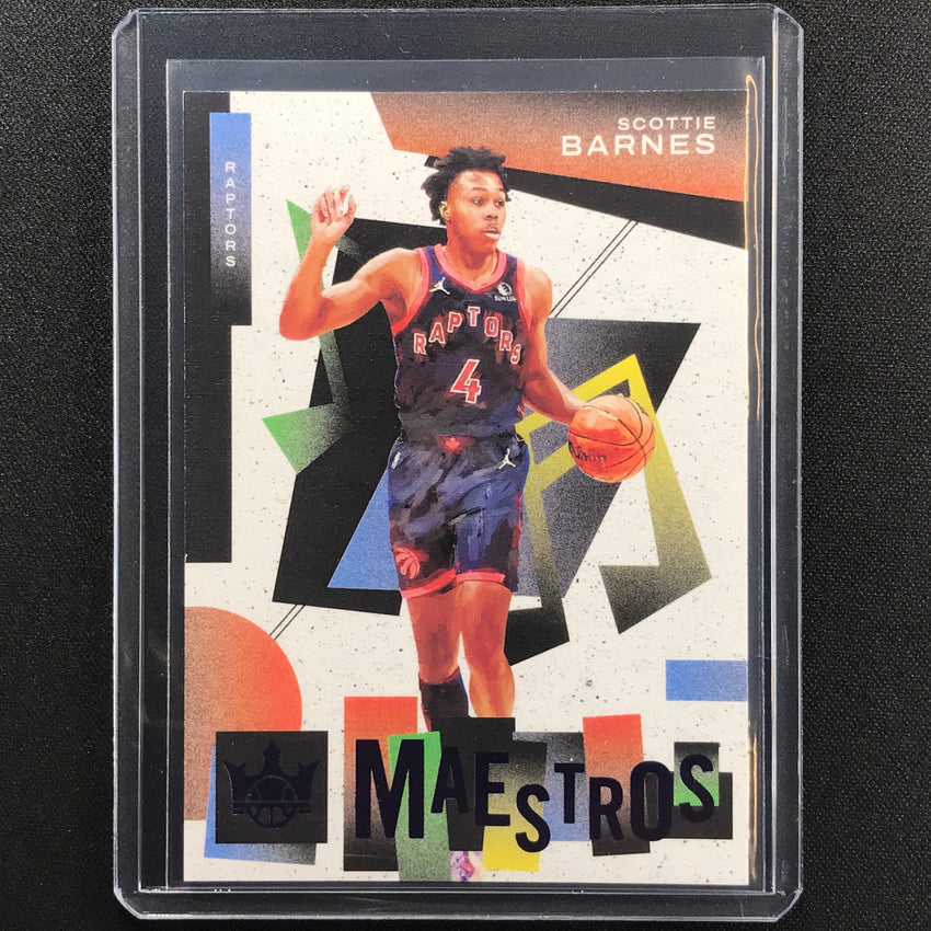2021-22 Court Kings Scottie Barnes Maestros Rookie Violet 7/49
