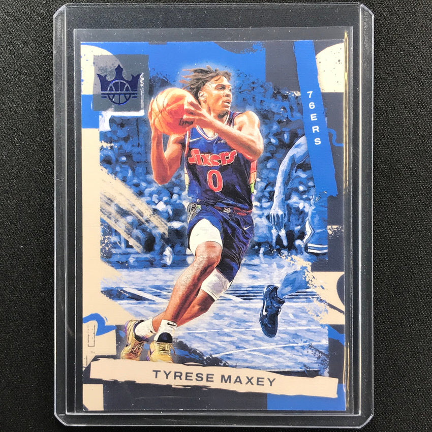 2021-22 Court Kings Tyrese Maxey Sapphire 15/25