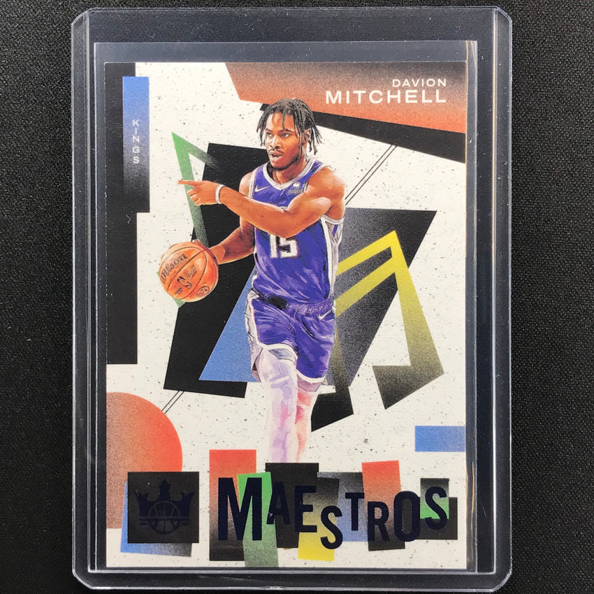 2021-22 Court Kings Davion Mitchell Maestros Rookie Sapphire 3/25