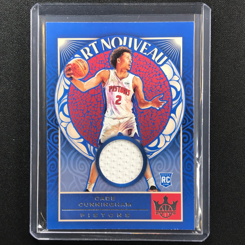 2021-22 Court Kings Cade Cunningham Art Nouveau Rookie Jersey No Cca C