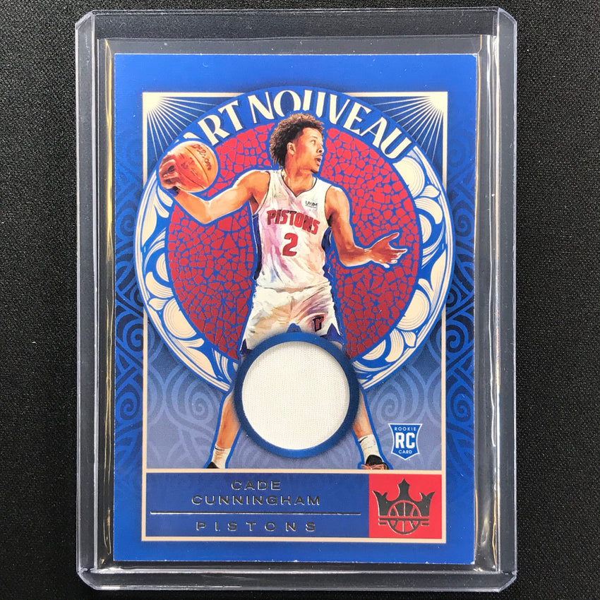 2021-22 Court Kings Cade Cunningham Art Nouveau Rookie Jersey No Cca D