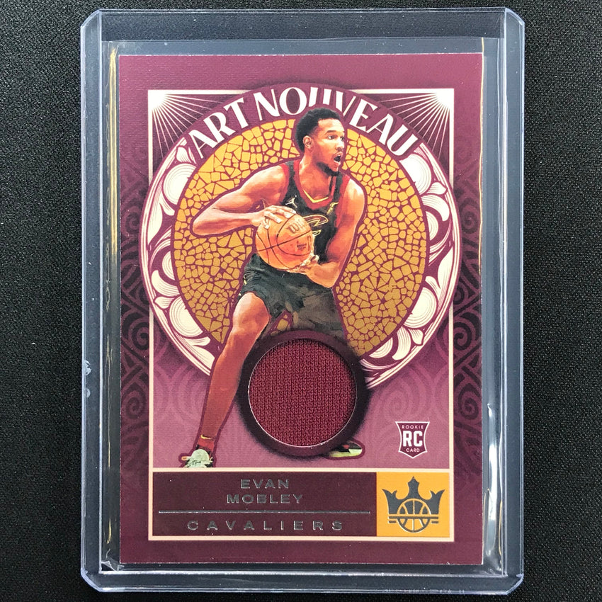 2021-22 Court Kings Evan Mobley Art Nouveau Rookie Jersey No Evm B
