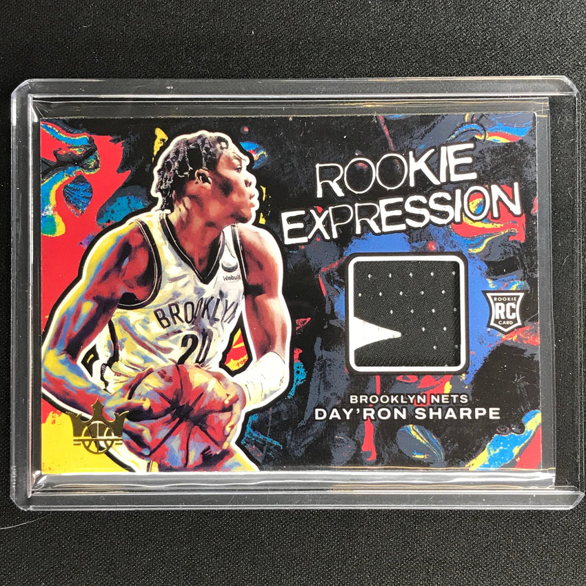 2021-22 Court Kings Dayron Sharpe Rookie Expression Patch Prime 15/25