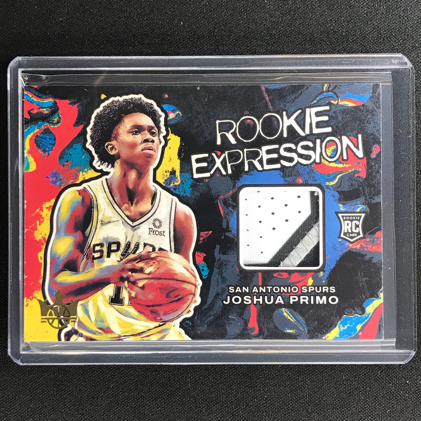 2021-22 Court Kings Joshua Primo Rookie Expression Patch Prime 5/25