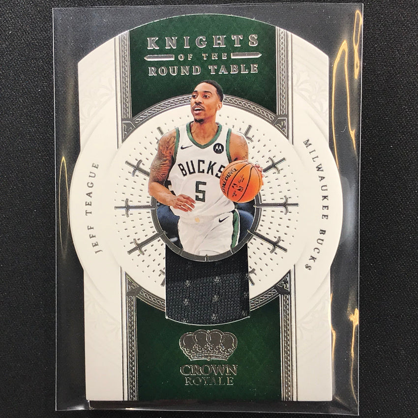 2021-22 Crown Royale Jeff Teague Knights Of The Round Table Jersey No Jtg B