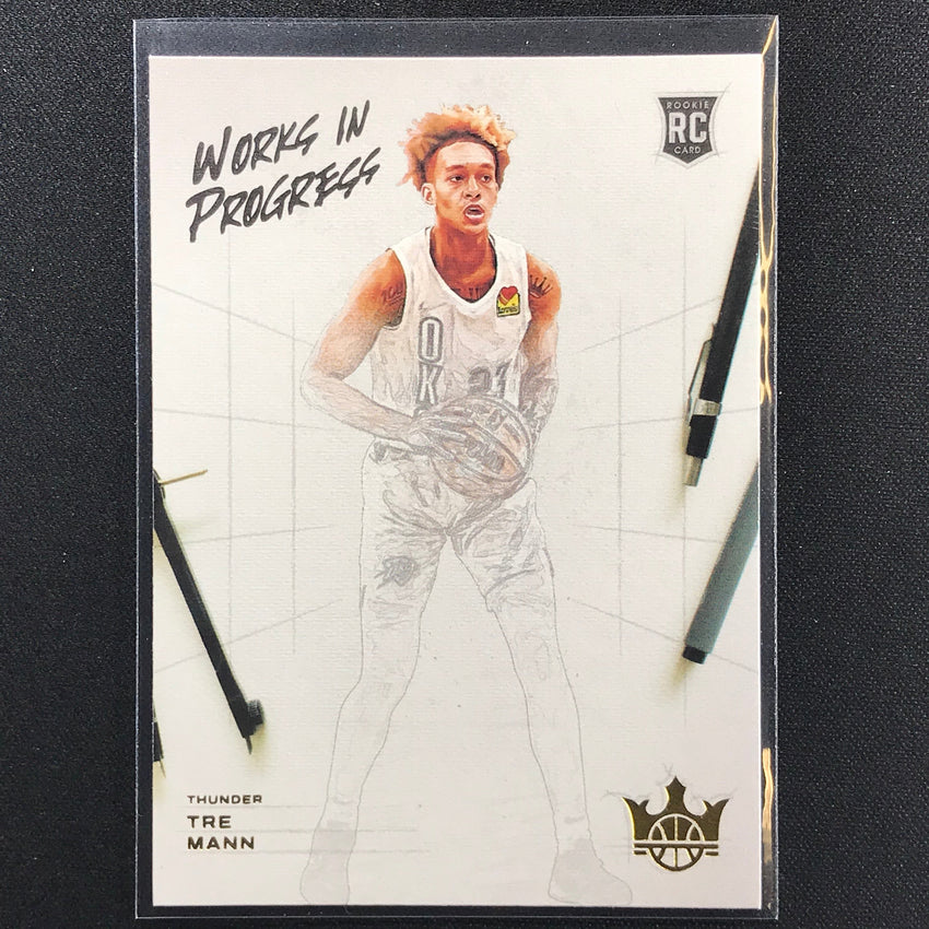 2021-22 Court Kings Tre Mann Works In Progress Rookie No 17