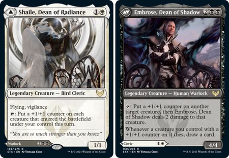 Magic: The Gathering – Shaile / Embrose Double-Sided Foil Card – Strixhaven: School Of Mages - View #9
