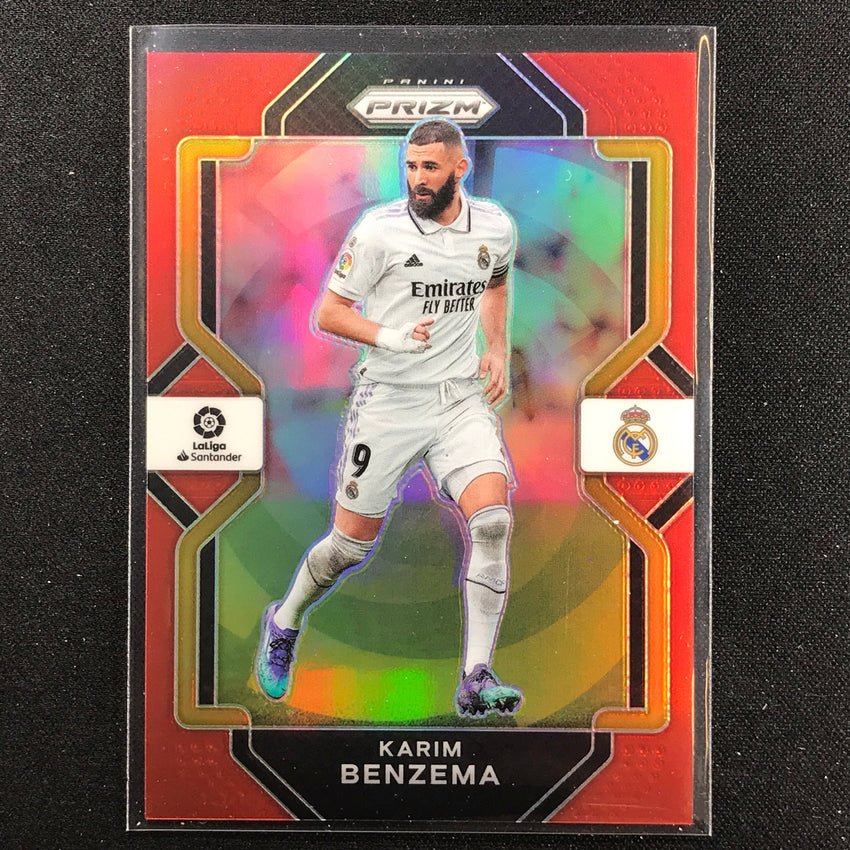 2022-23 Chronicles La Liga Karim Benzema Prizm Red 19/99