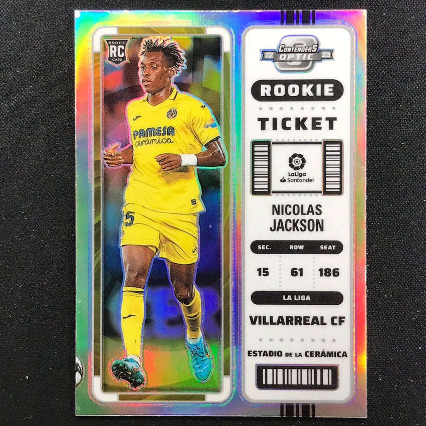 2022-23 Chronicles La Liga Nicolas Jackson Contenders Optic Rookie Silver No 300