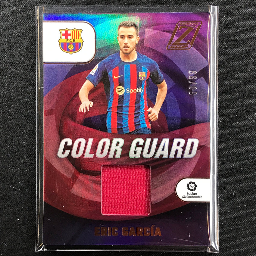 2022-23 Chronicles La Liga Eric Garcia Zenith Color Guard Relic Bronze 80/99
