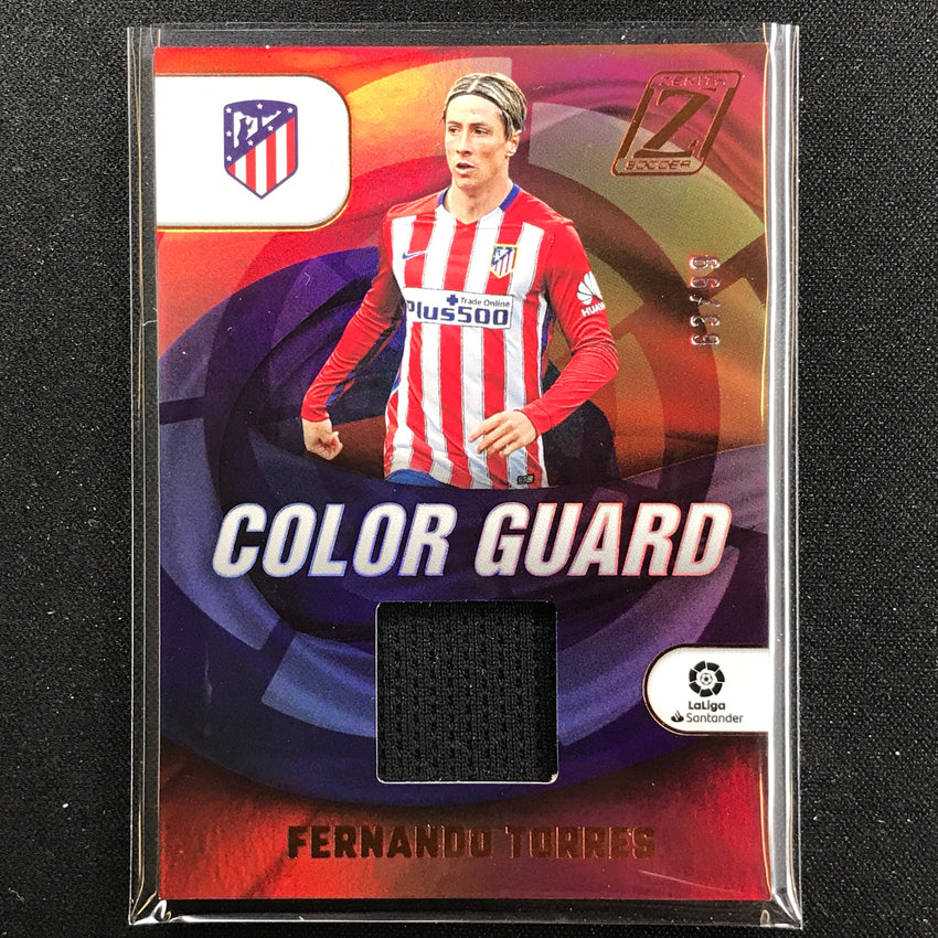 2022-23 Chronicles La Liga Fernando Torres Zenith Color Guard Relic Bronze 63/99