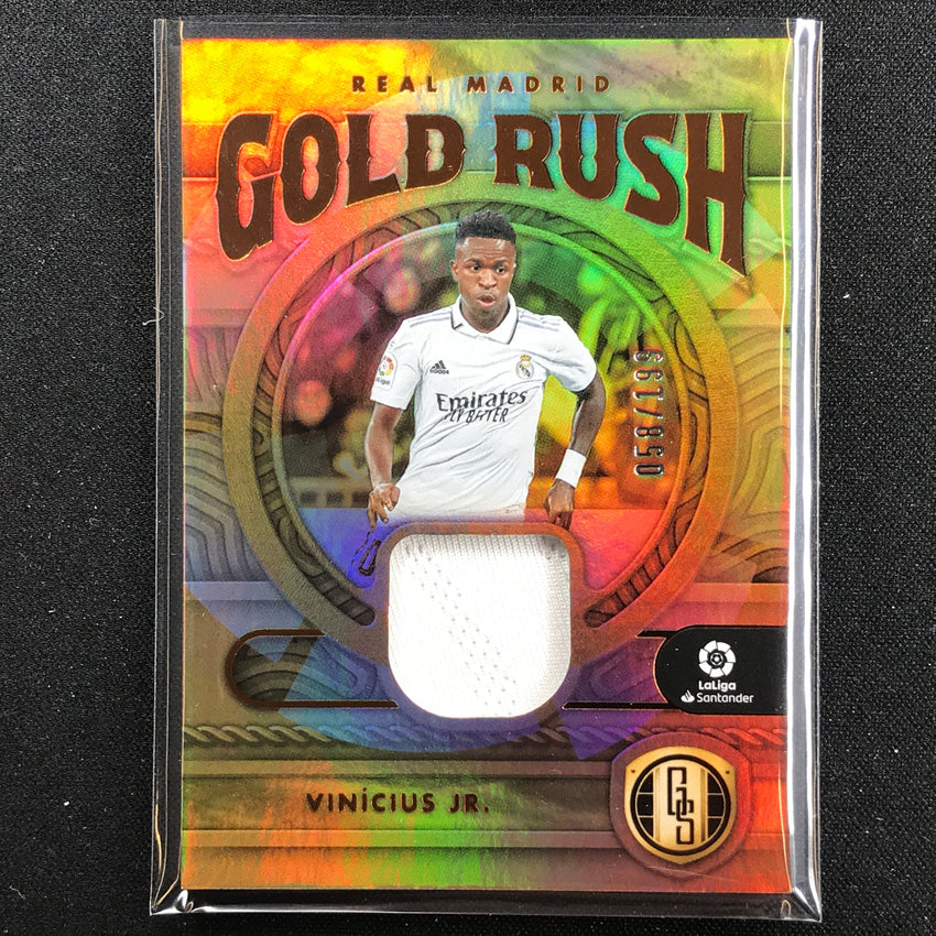 2022-23 Chronicles La Liga Vinicius Jr. Gold Standard Gold Rush Jersey 58/199