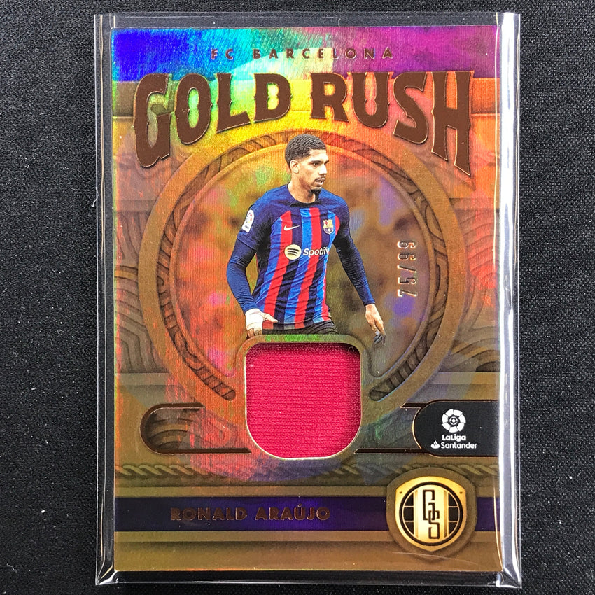 2022-23 Chronicles La Liga Ronald Araujo Gold Standard Gold Rush Jersey 75/99