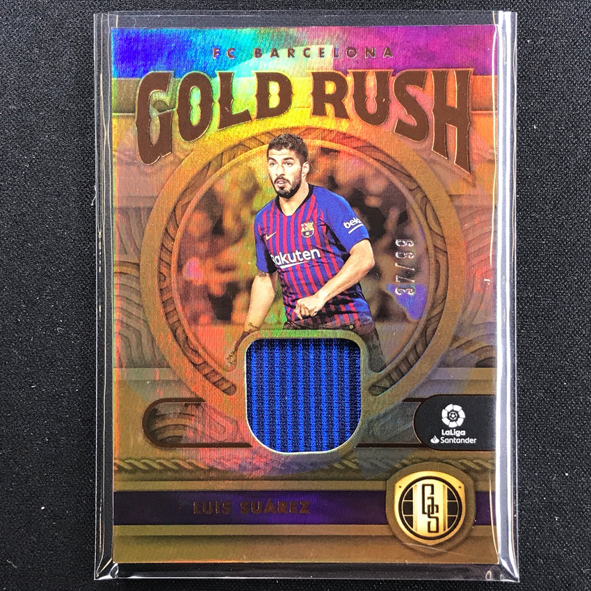 2022-23 Chronicles La Liga Luis Suarez Gold Standard Gold Rush Jersey 37/99