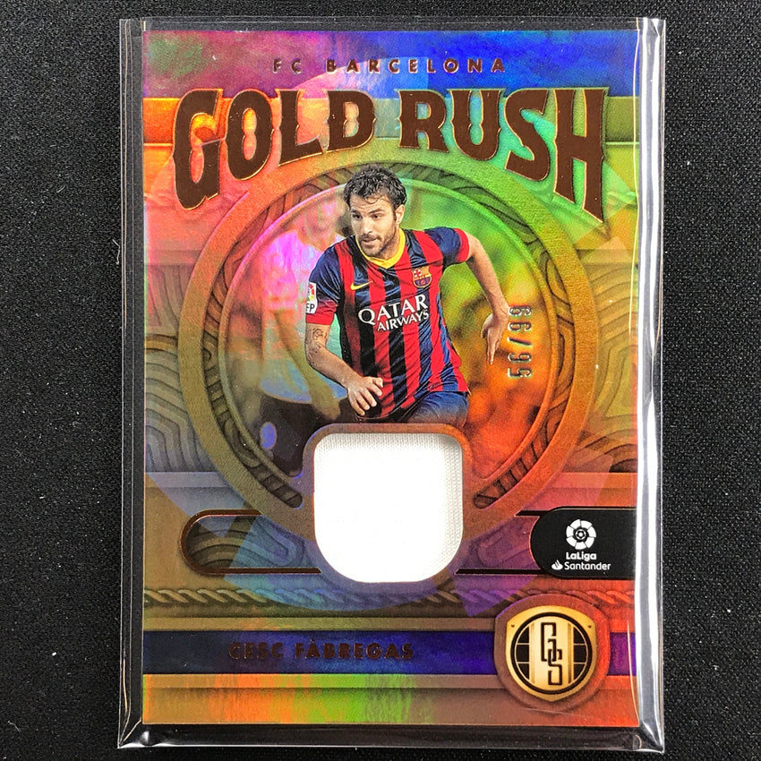 2022-23 Chronicles La Liga Cesc Fabregas Gold Standard Gold Rush Jersey 56/99