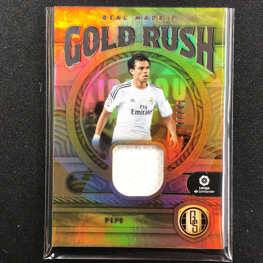 2022-23 Chronicles La Liga Pepe Gold Standard Gold Rush Jersey Silver 47/49