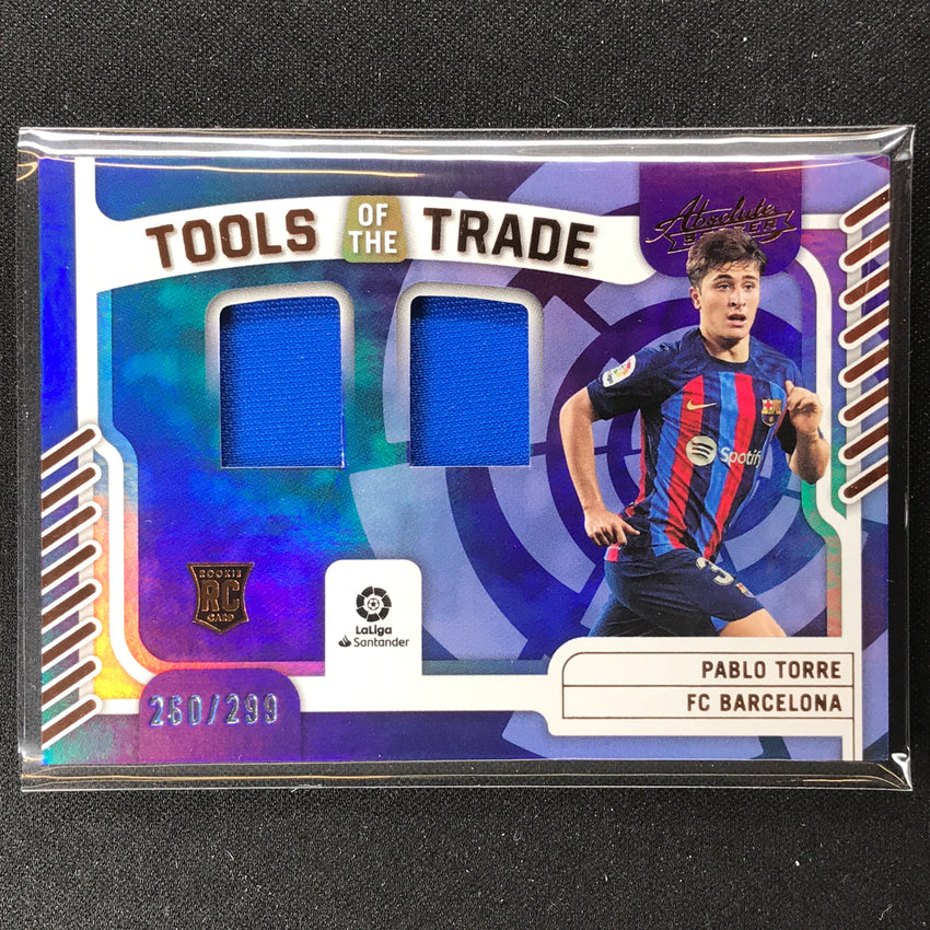 2022-23 Chronicles La Liga Pablo Torre Absolute Tools Trade Rookie Relic 260/299